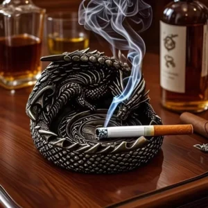 Creative European Dragon Ash Tray Ashtray Outdoor Ash Plate Cigarette Smoking Accessories Home Office Desktop Halloween Decor