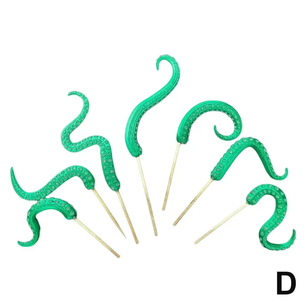 Sea Tentacle 7-piece Set Resin Decoration Tentacle Plant Post Decoration Octopus Plant Post Flowerpot Decoration - Image 9