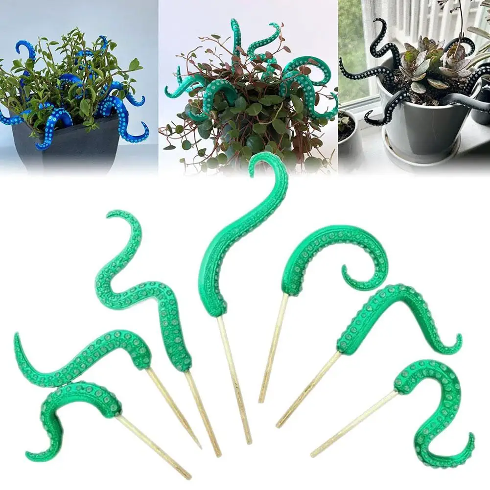 Sea Tentacle 7-piece Set Resin Decoration Tentacle Plant Post Decoration Octopus Plant Post Flowerpot Decoration - Image 25