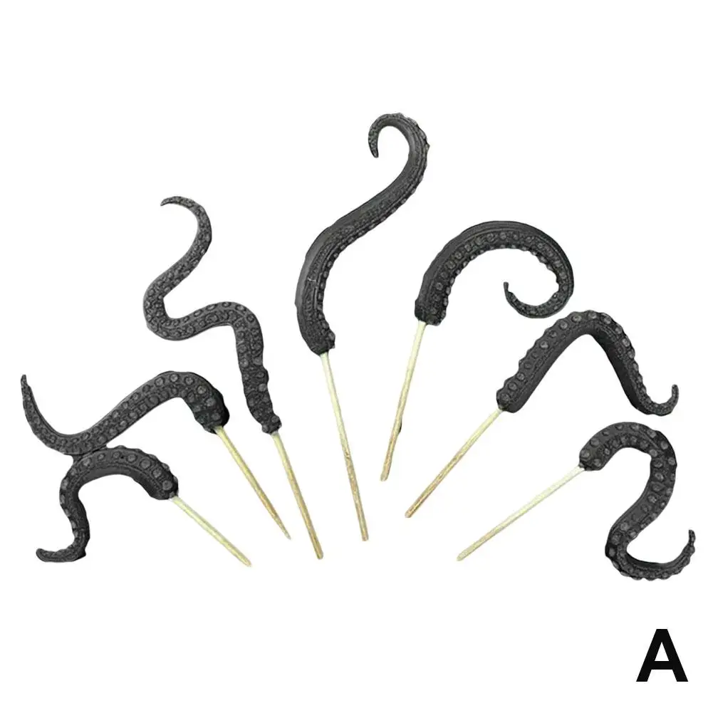 Sea Tentacle 7-piece Set Resin Decoration Tentacle Plant Post Decoration Octopus Plant Post Flowerpot Decoration - Image 10