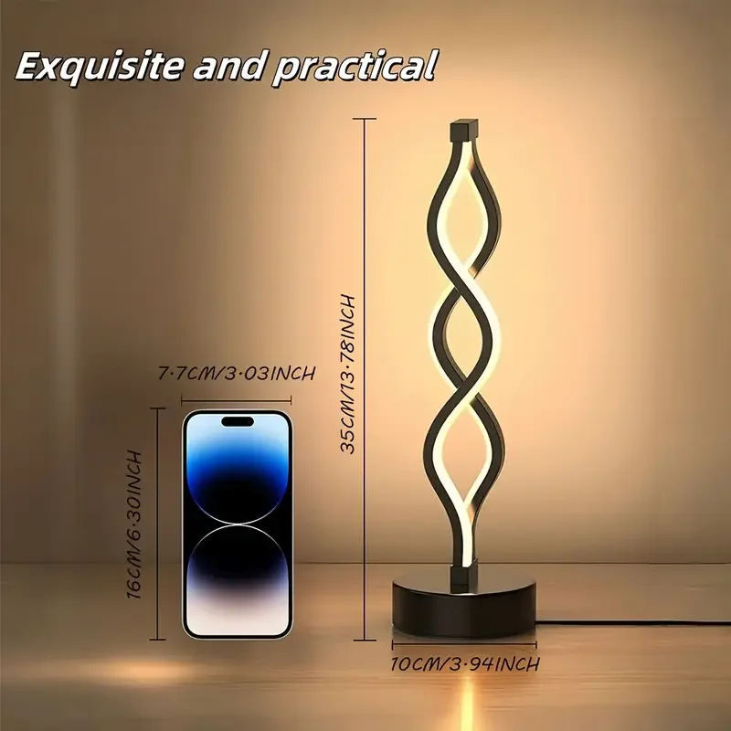 LED Table Lamps Adjustable Color Changing Desk Lamp USB Powered for Bedroom Living Room Bathroom Fantasy Theme Home Decor - Image 6