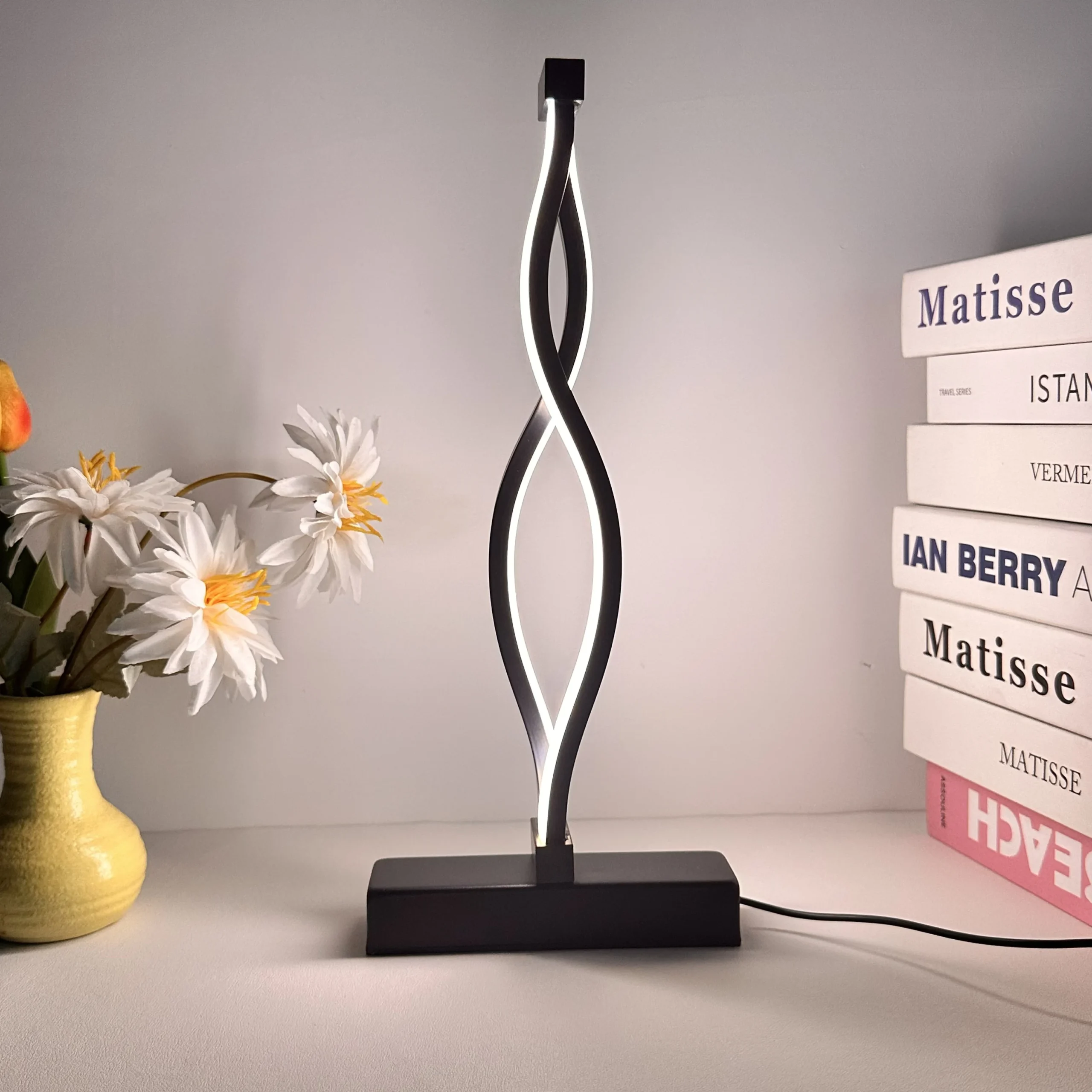 1PC Simple Desktop Desk Lamp - USB Plug-in Three-Tone Lighting Night Light - Image 3