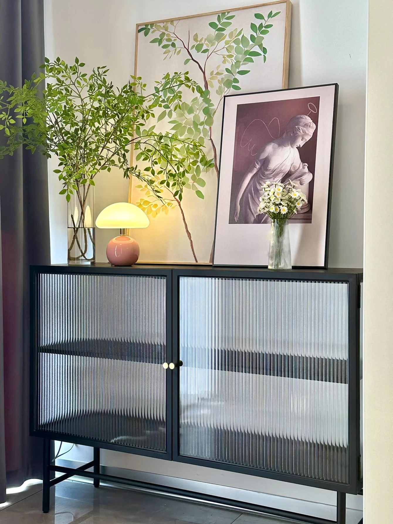 A pink/orange/red/white/beige USB socket decorative table lamp for room light decorative lamp, night light, desk light. - Image 5