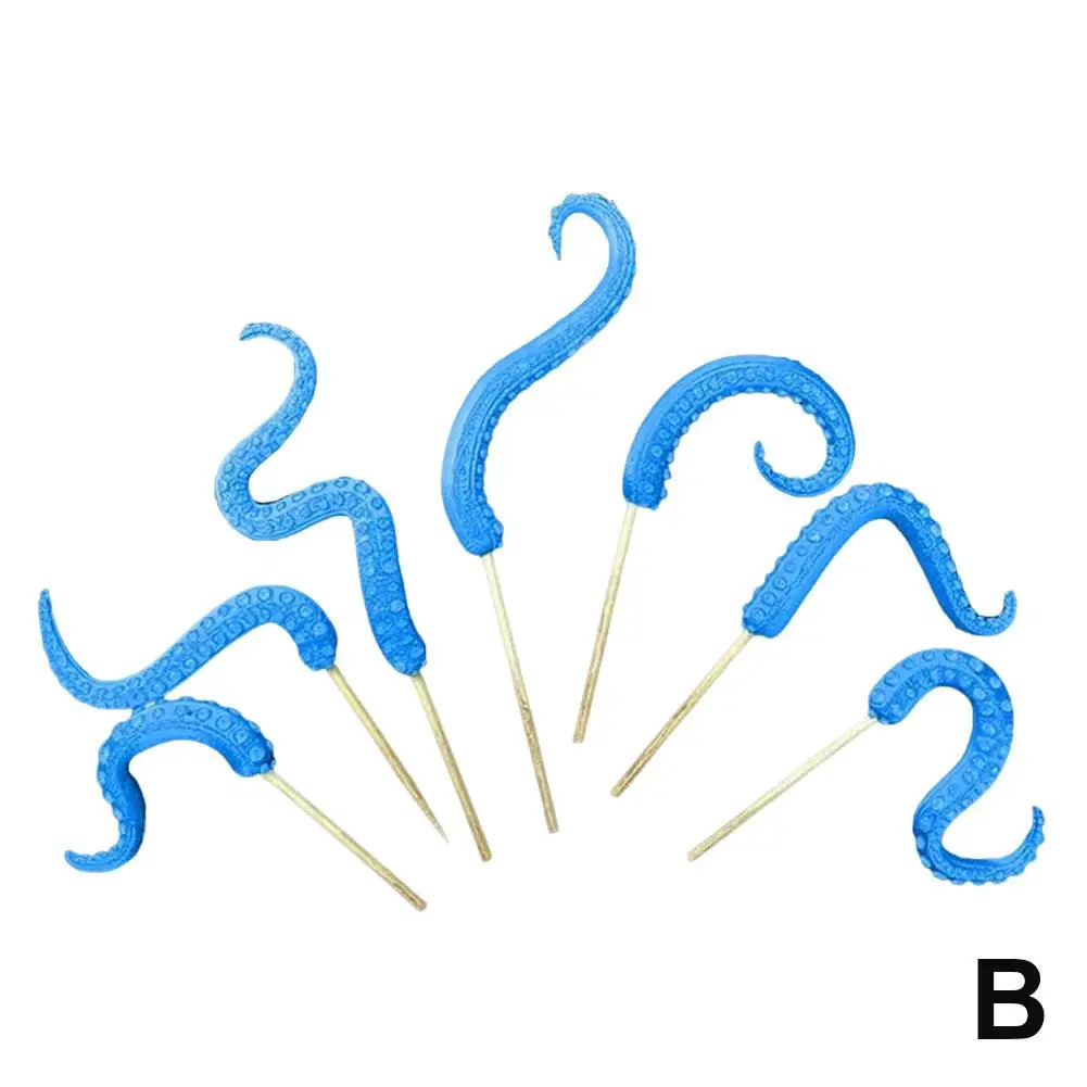 Sea Tentacle 7-piece Set Resin Decoration Tentacle Plant Post Decoration Octopus Plant Post Flowerpot Decoration - Image 7