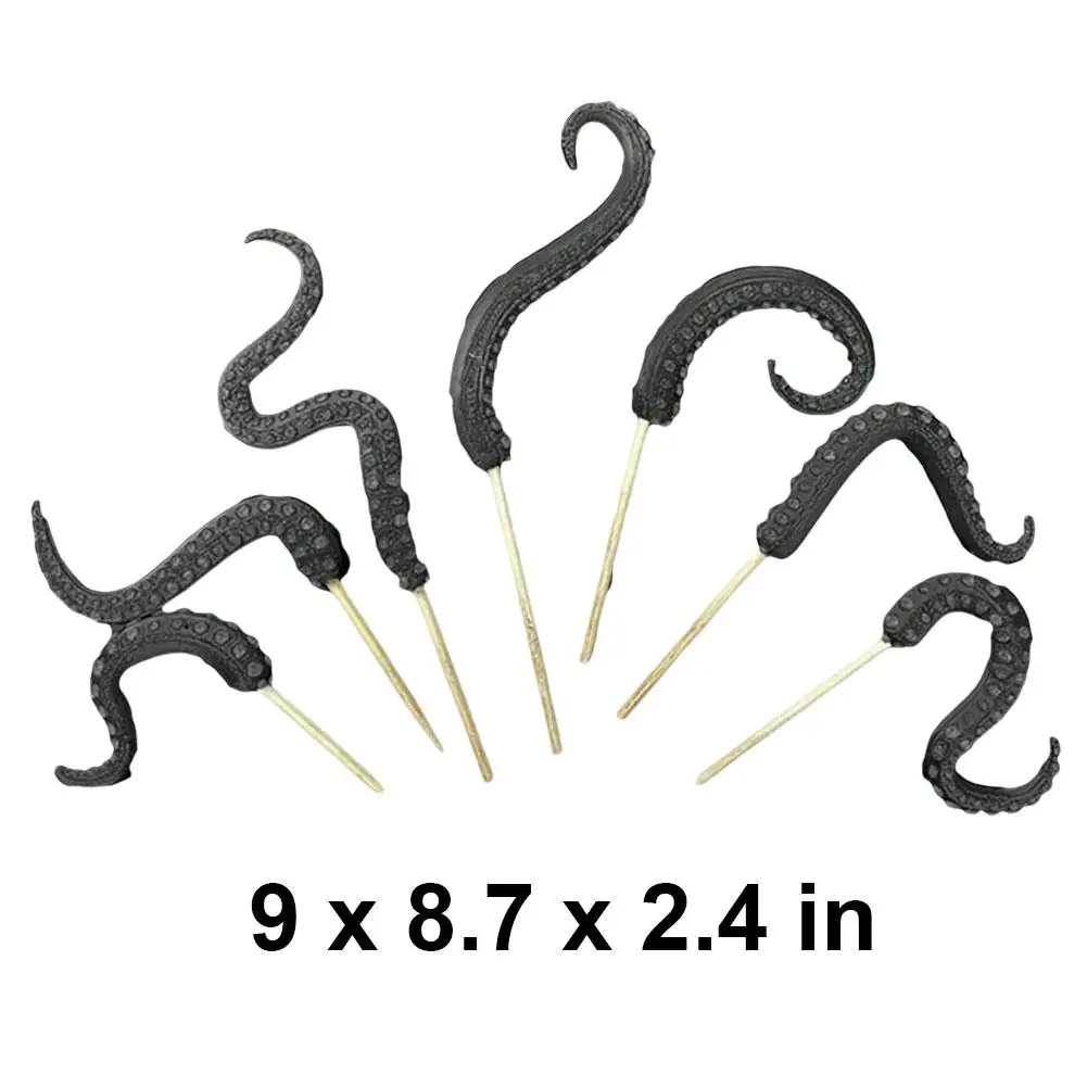 Sea Tentacle 7-piece Set Resin Decoration Tentacle Plant Post Decoration Octopus Plant Post Flowerpot Decoration - Image 6