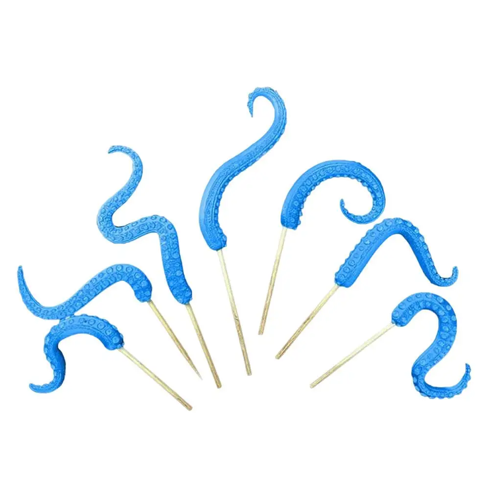 Sea Tentacle 7-piece Set Resin Decoration Tentacle Plant Post Decoration Octopus Plant Post Flowerpot Decoration - Image 12