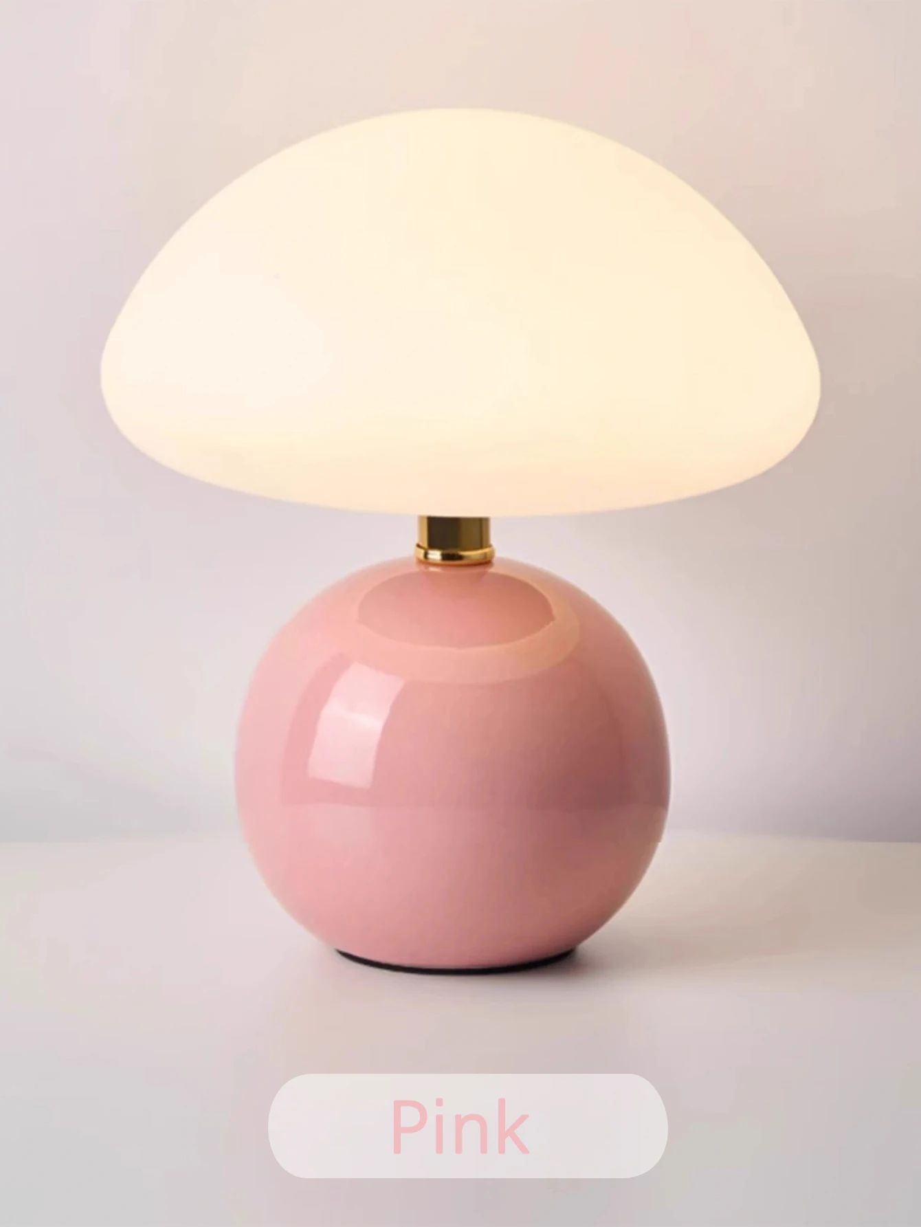 A pink/orange/red/white/beige USB socket decorative table lamp for room light decorative lamp, night light, desk light. - Image 15